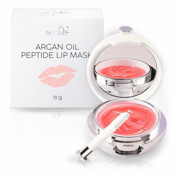 Masca de buze cu peptide și ulei de argan, 13 g